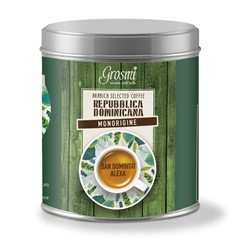 Caffè Repubblica Domenicana barattolo 125gr macinato moka